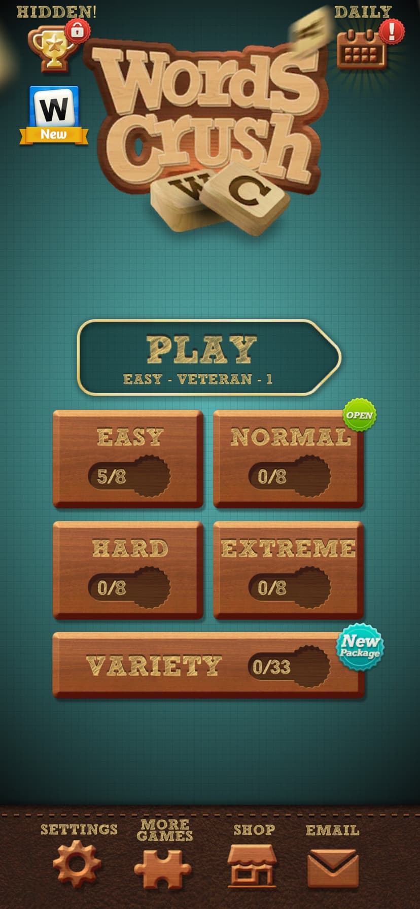 Words Crush: Hidden Words! screenshot 1 - screenshot