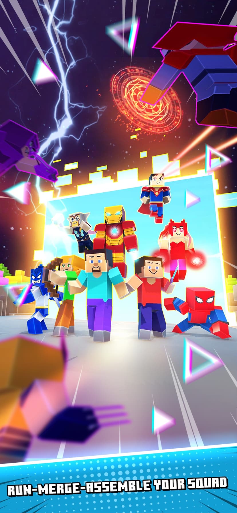 Hero Craft Merge: Run & Battle screenshot 5 - screenshot