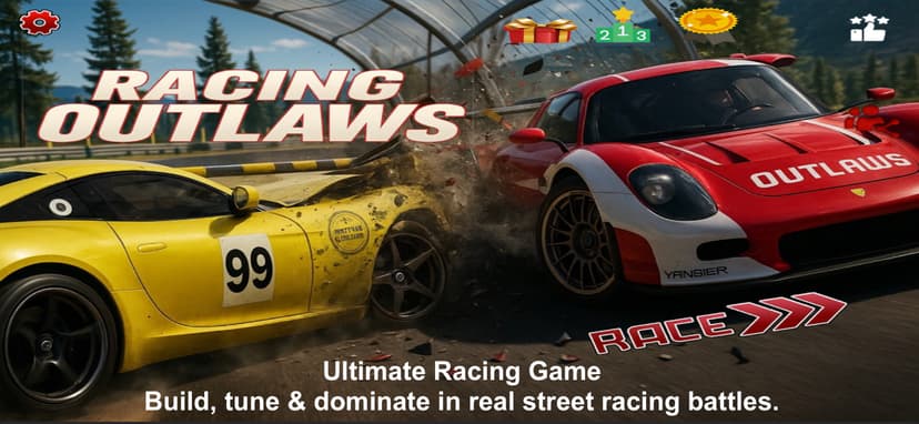 Racing Outlaws - Drag Car Race screenshot 1 - screenshot