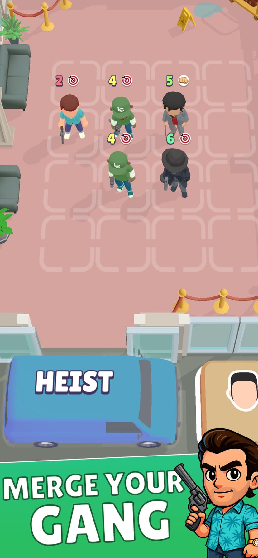 Merge Gangster Heist vs Police screenshot 1 - screenshot
