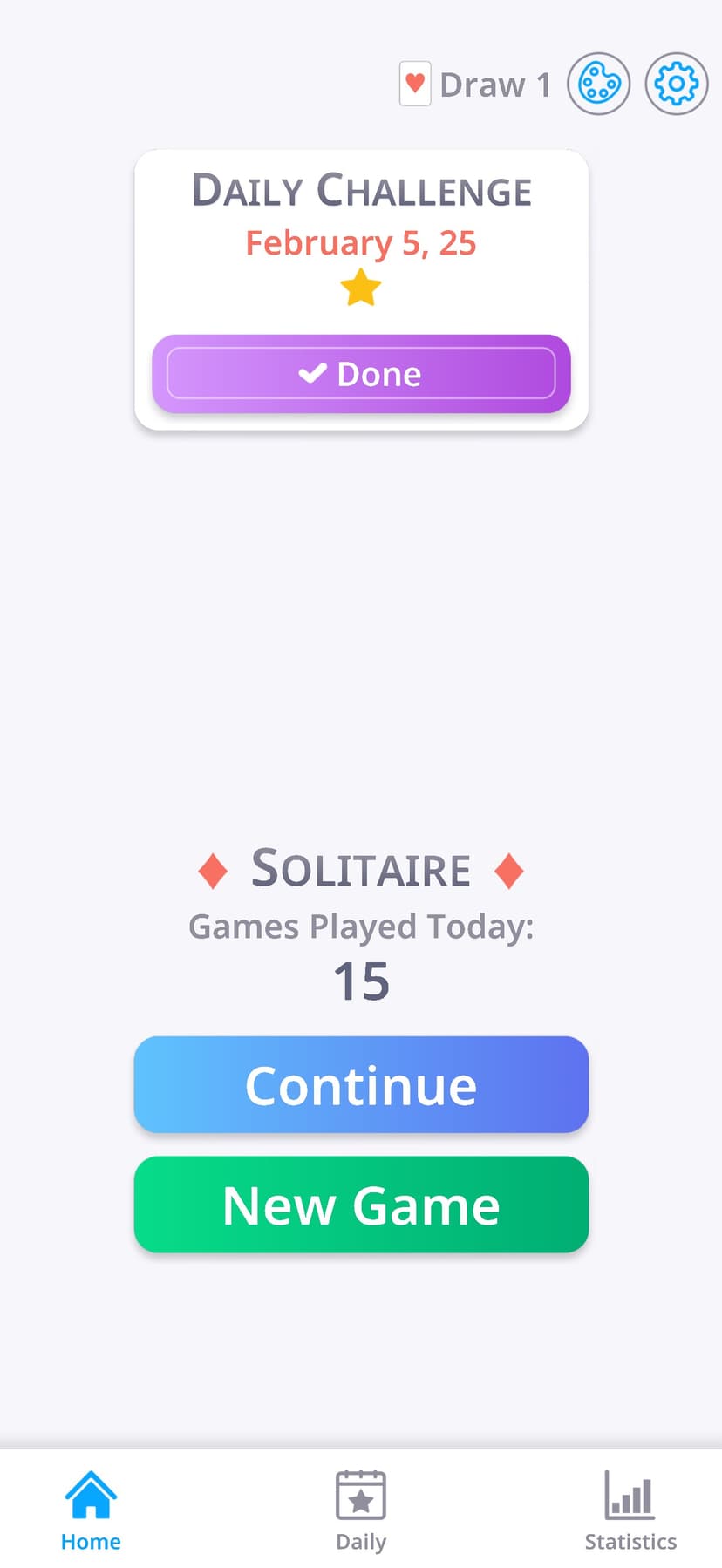 Solitaire. Daily Patience Game screenshot 1 - screenshot