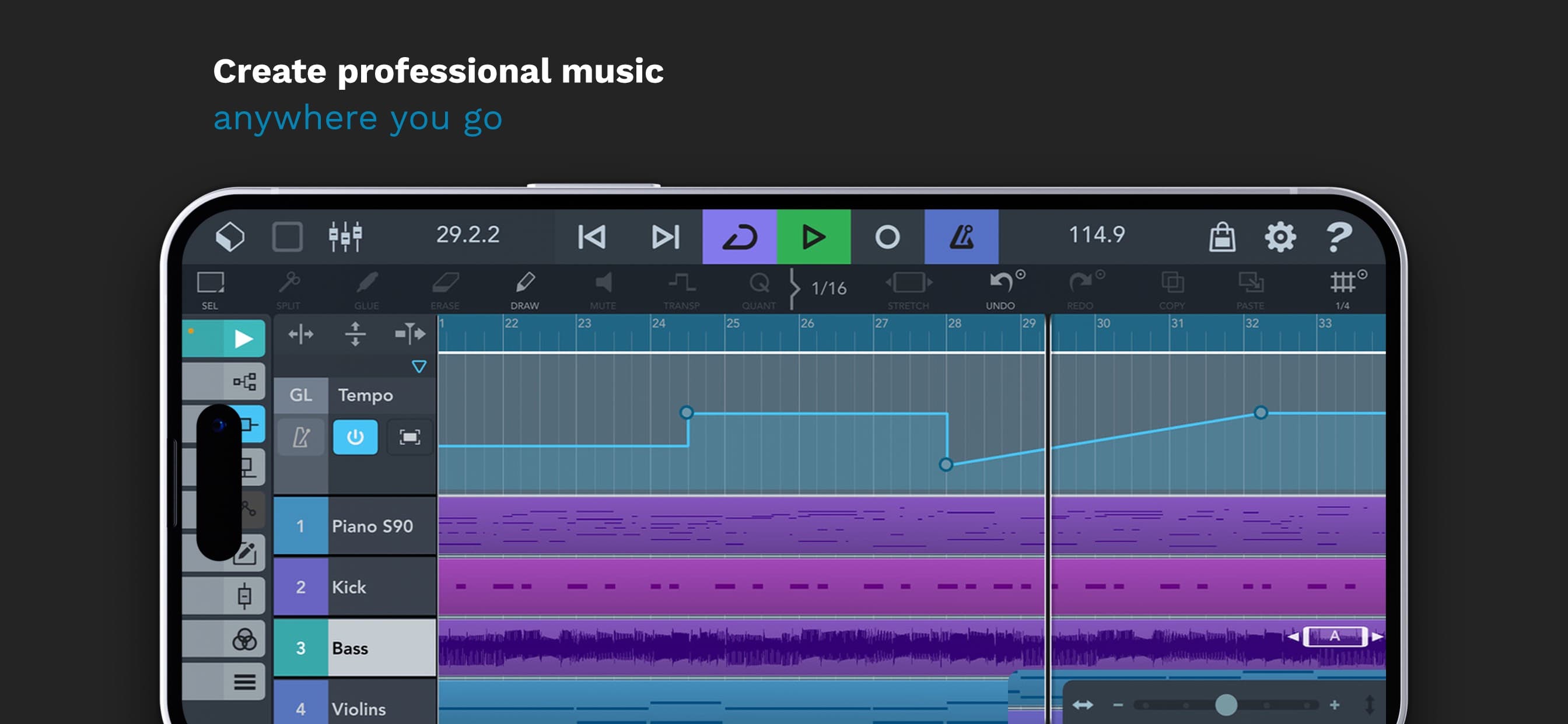 Cubasis 3 - DAW & Music Studio screenshot 1 - screenshot