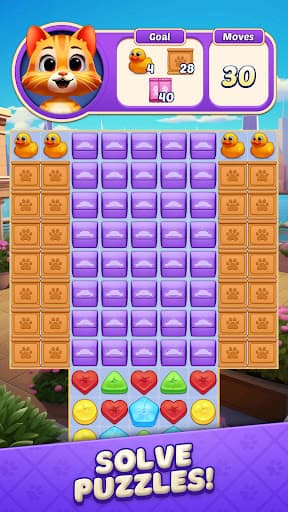 Cat Crunch - Match 3 Games screenshot 13 - screenshot