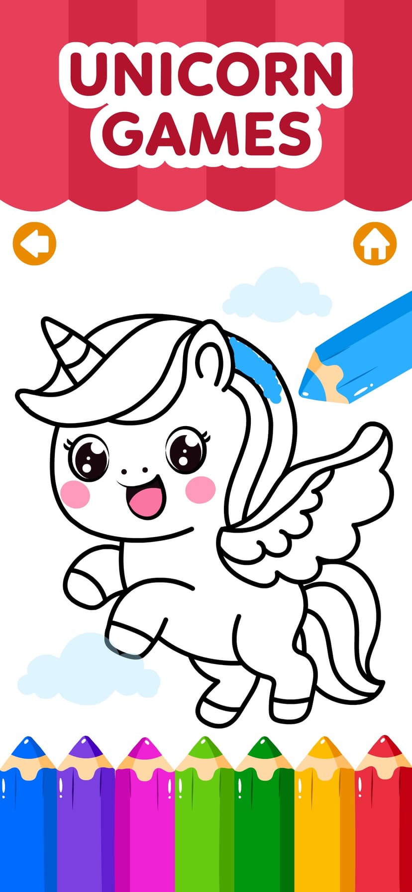 My Unicorn Coloring Club Games screenshot 1 - screenshot