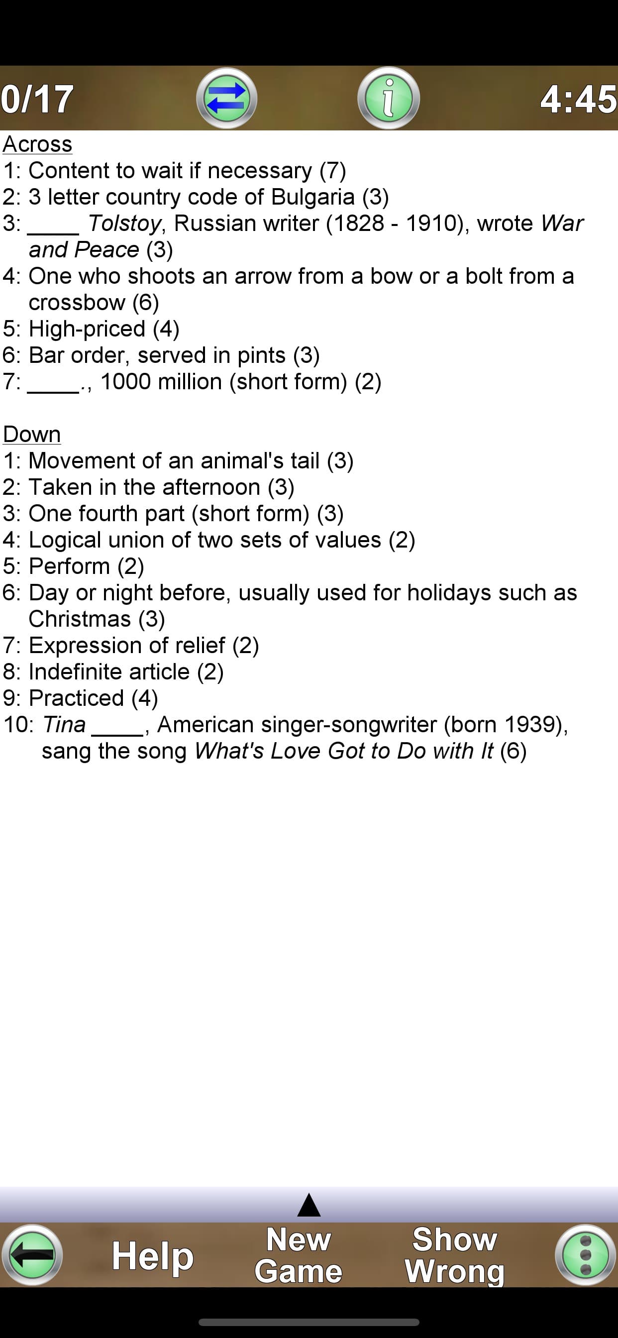 Crossword Unlimited screenshot 5 - screenshot