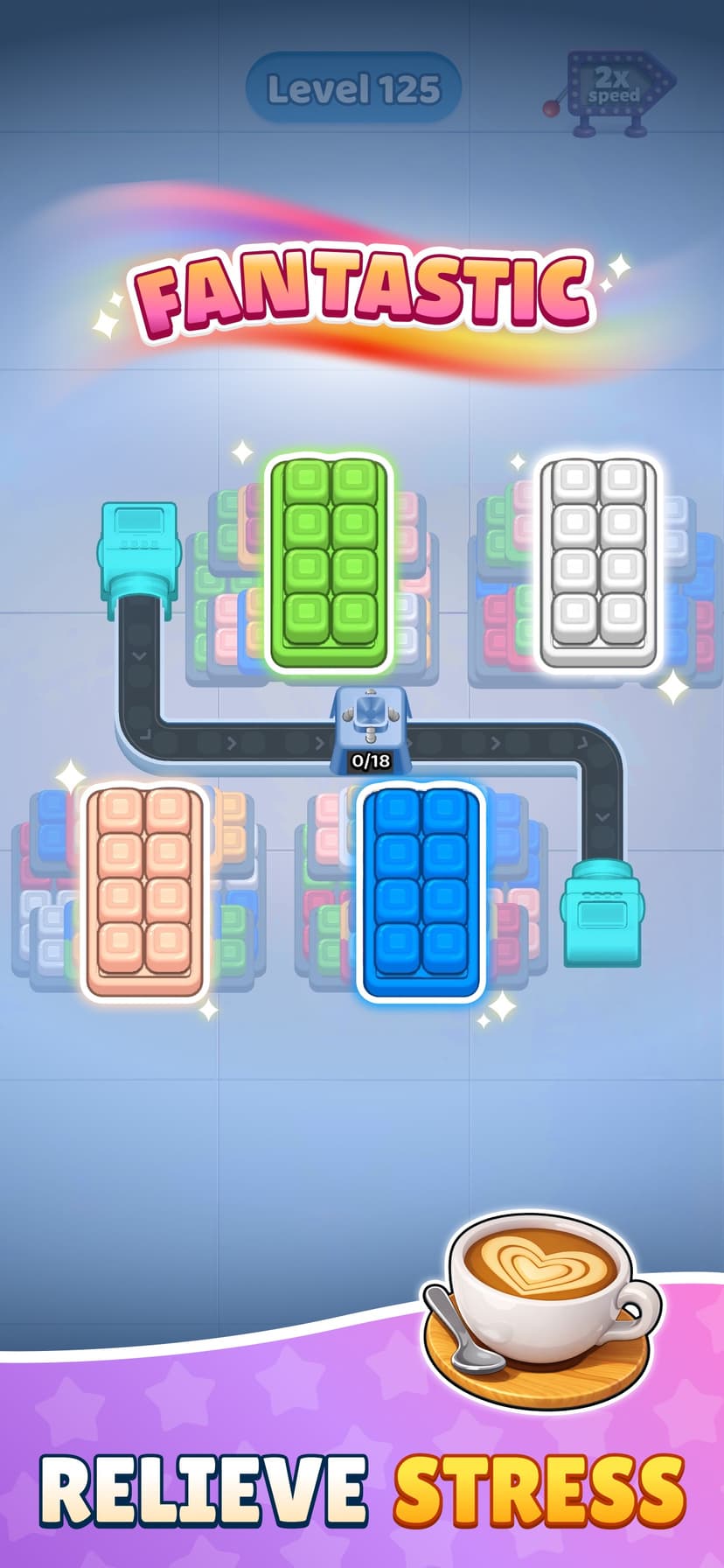 Candy Sort: Cat Color Puzzle screenshot 3 - screenshot