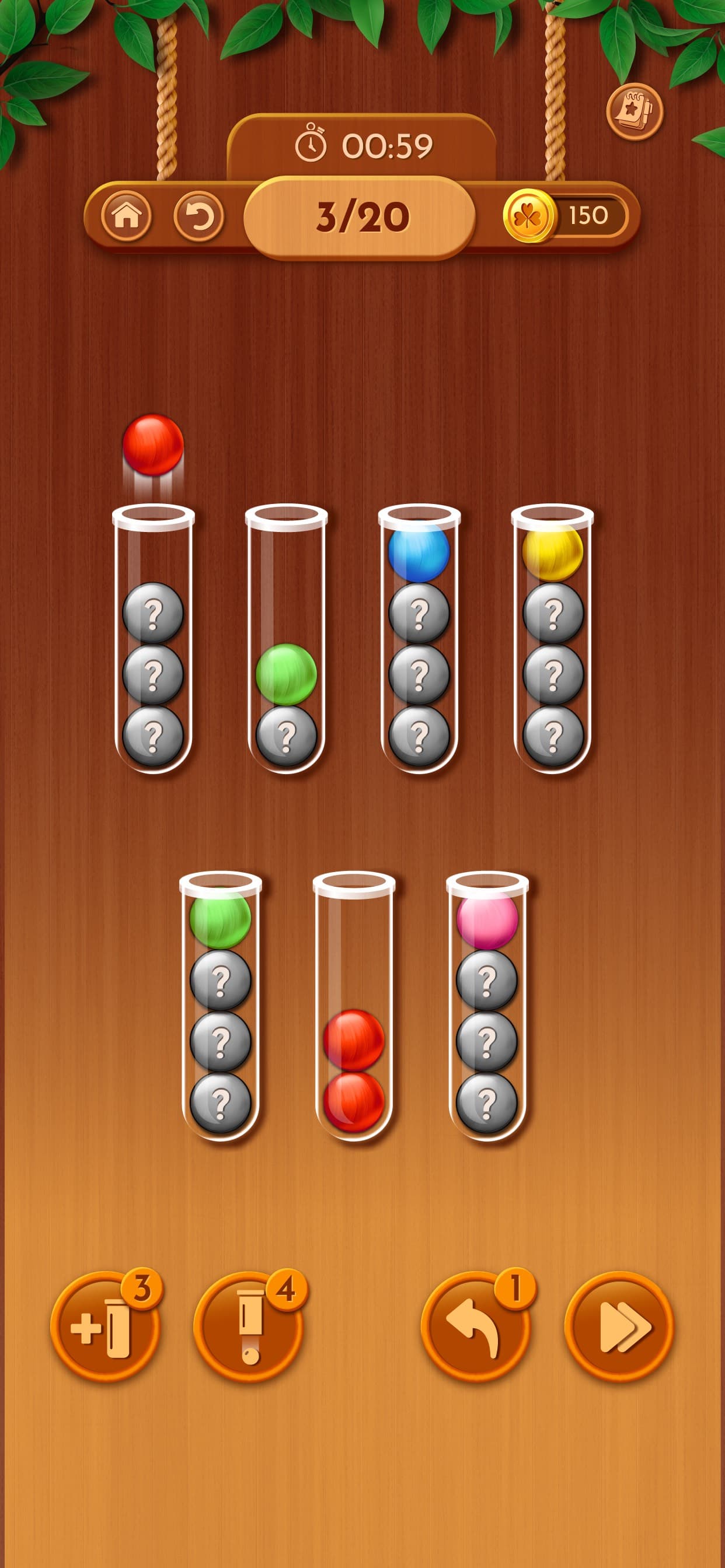 Woody Sort: Ball Sort Puzzle screenshot 4 - screenshot