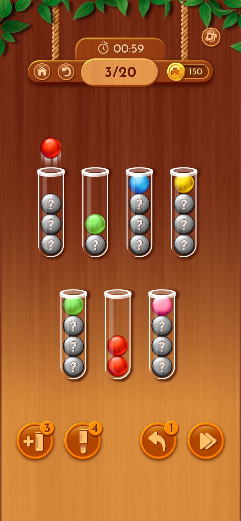 Woody Sort: Ball Sort Puzzle screenshot 4 - screenshot
