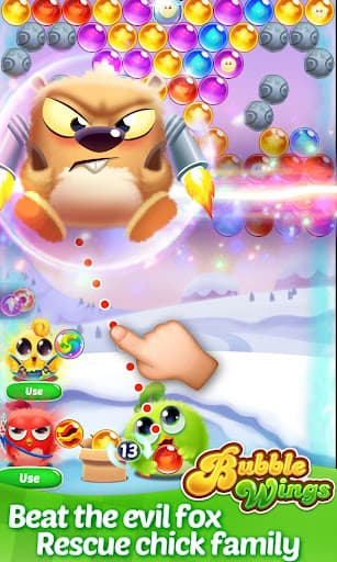 Bubble Wings: bubble shooter screenshot 2 - screenshot