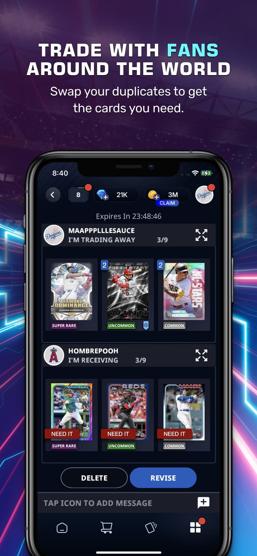 Topps® BUNT® MLB Card Trader screenshot 3 - screenshot