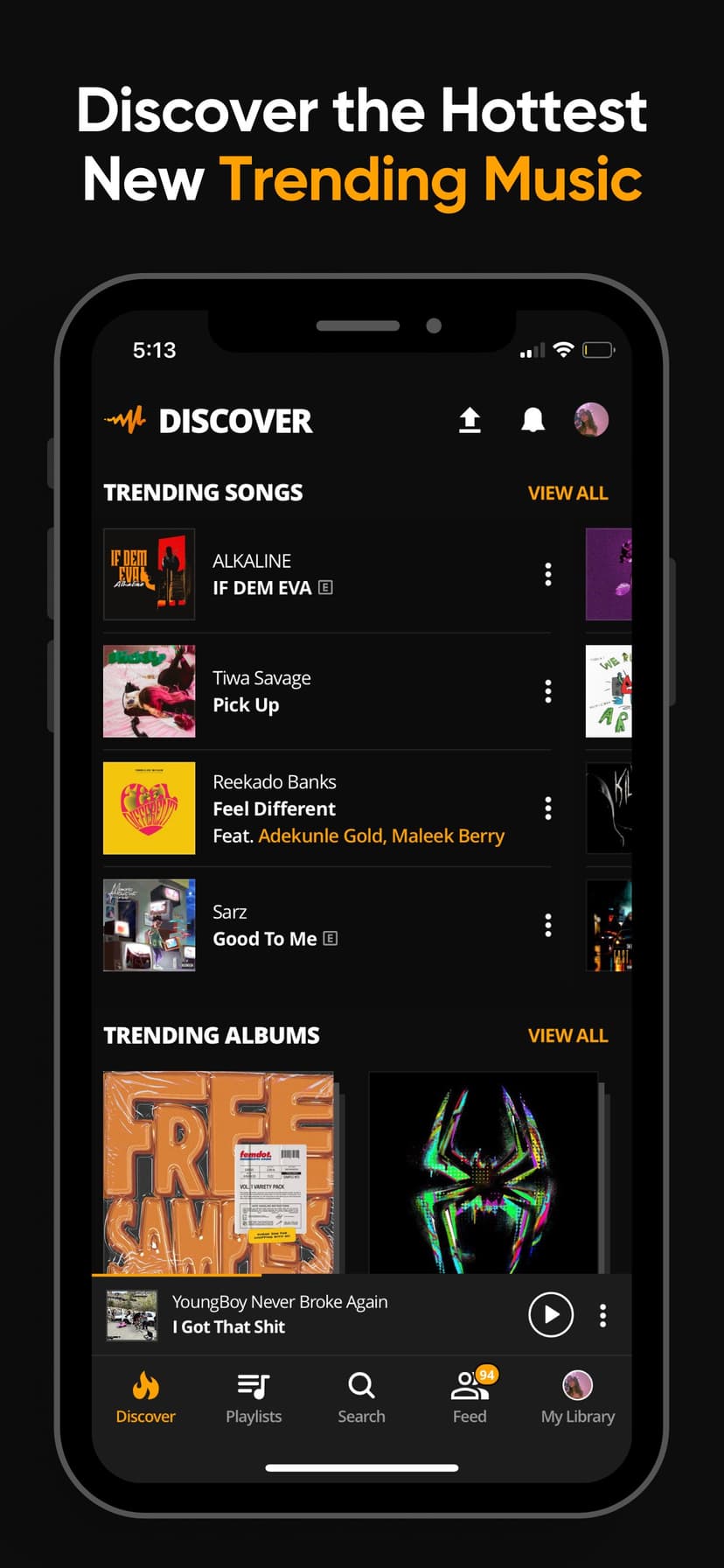 Audiomack - Play Music Offline screenshot 3 - screenshot