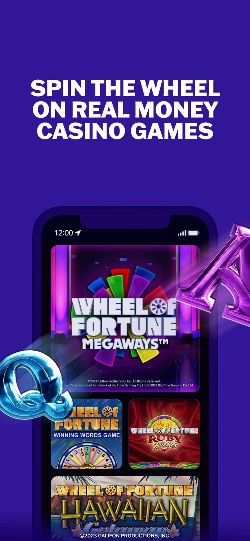 Wheel of Fortune - NJ Casino screenshot 1 - screenshot