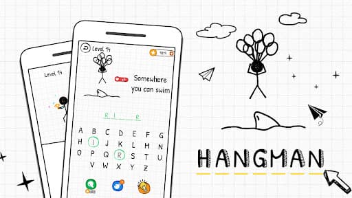 Hangman Words:Two Player Games screenshot 1 - screenshot