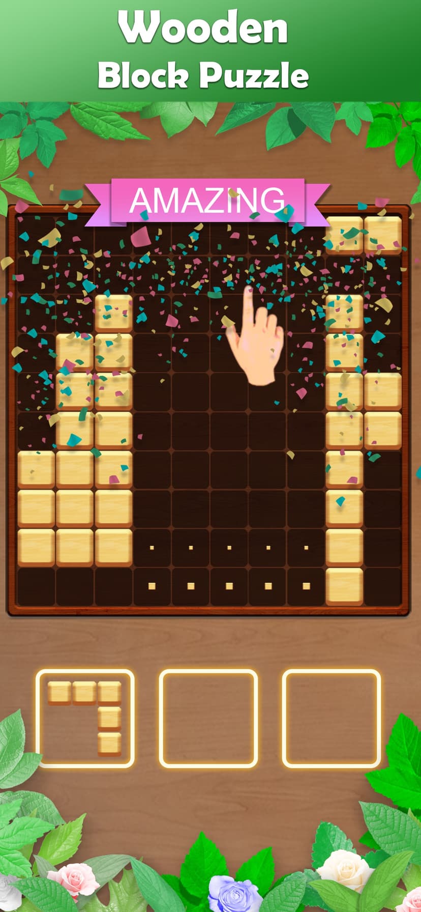 Wood Block Puzzle - Brain Game screenshot 1 - screenshot