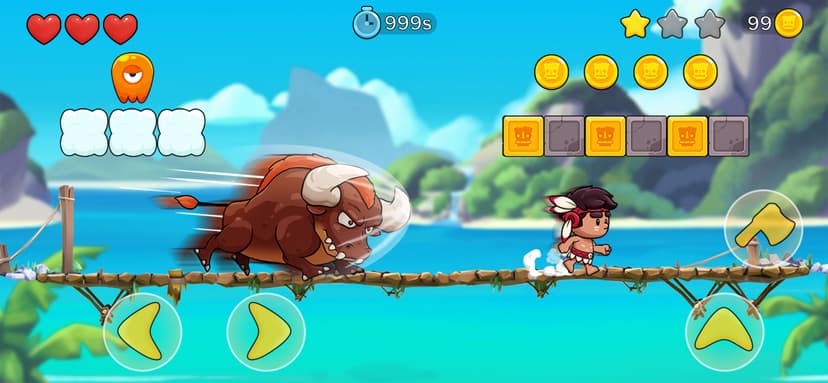 Jungle Adventure: Tribe Boy screenshot 2 - screenshot
