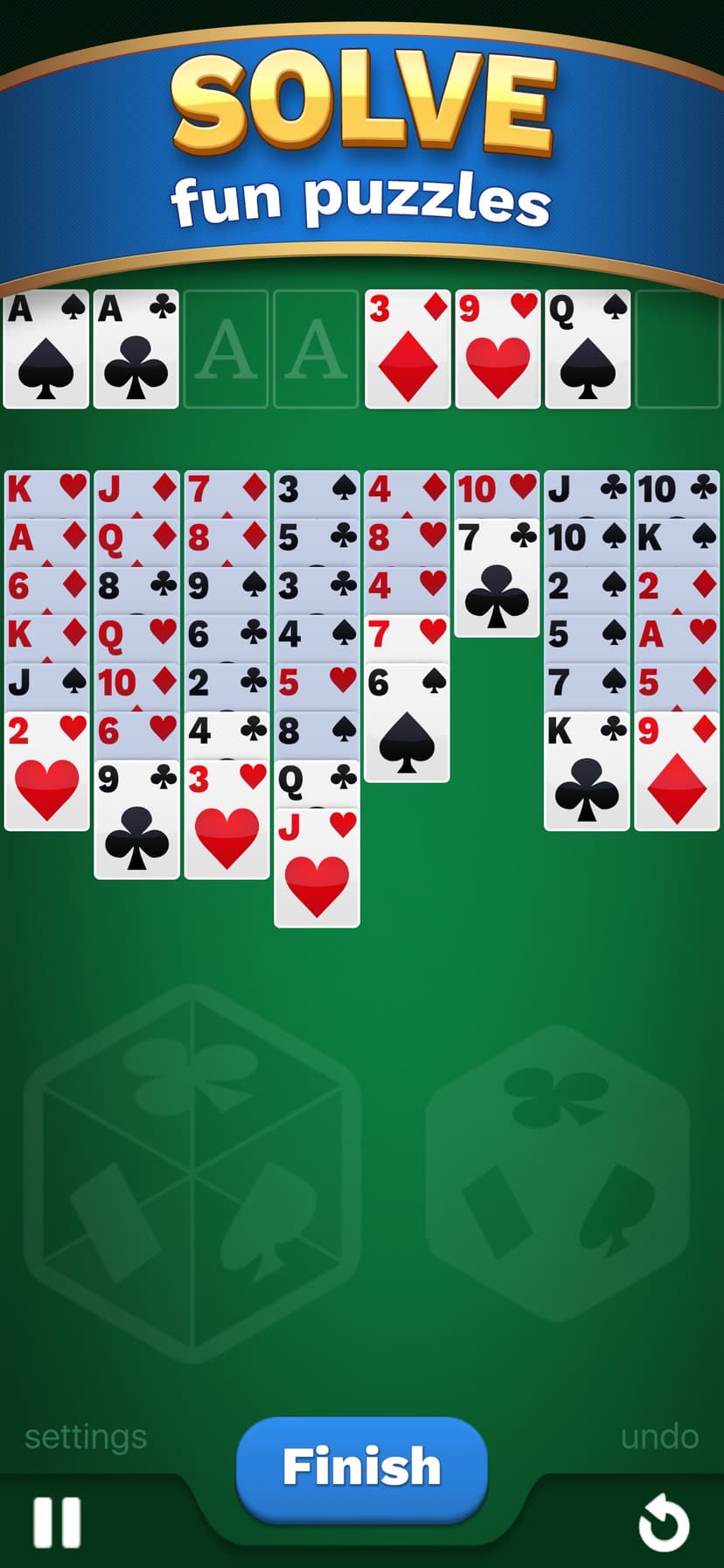 Freecell Solitaire Cube screenshot 2 - screenshot
