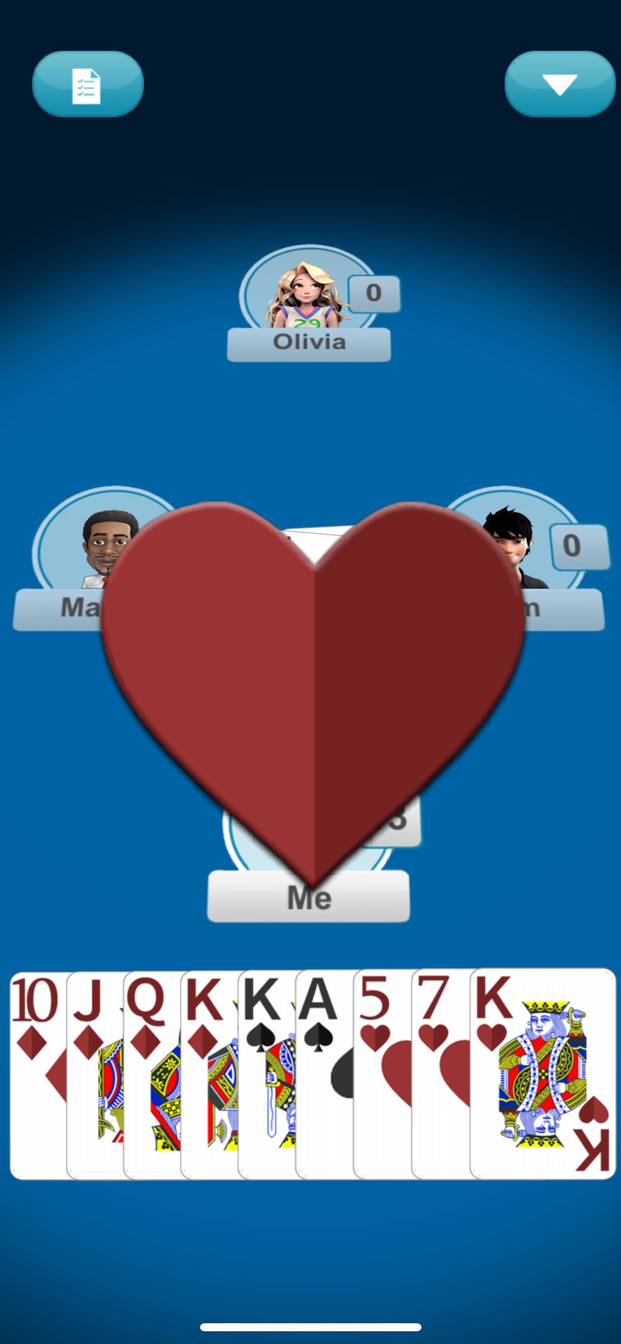 Hearts Card Game Classic screenshot 2 - screenshot