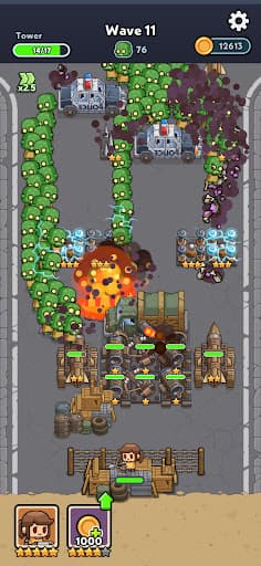 Zombie Fortress: Trap Defense screenshot 1 - screenshot