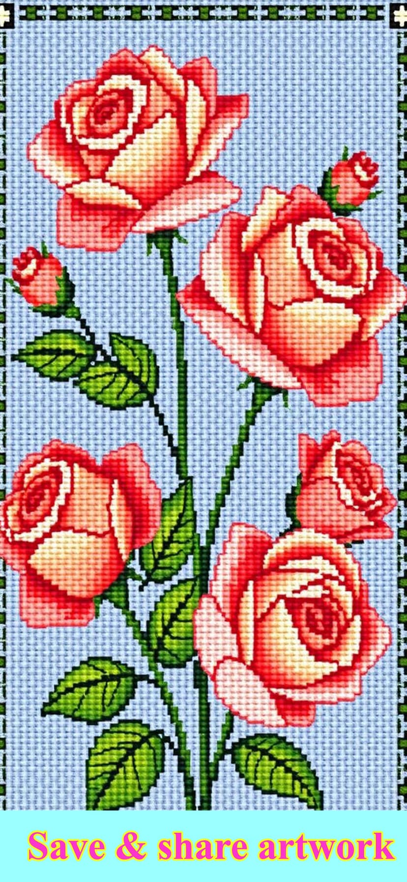 Cross Stitch Color by Number screenshot 7 - screenshot