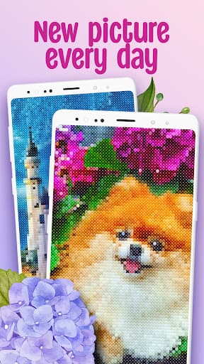 Cross-Stitch: Coloring Book screenshot 3 - screenshot