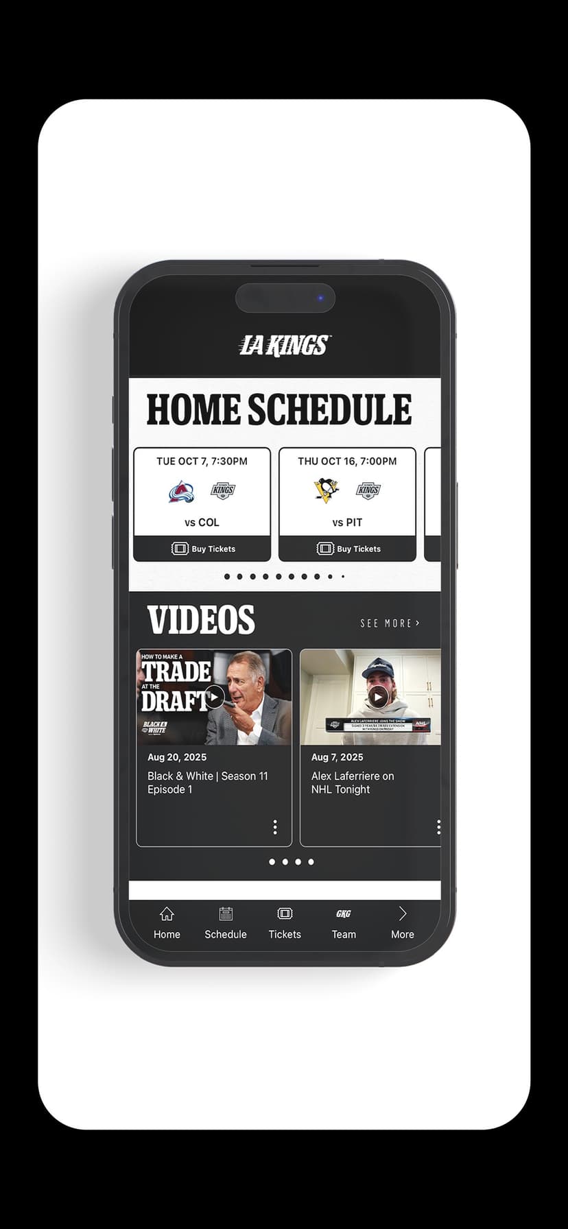 LA Kings screenshot 2 - screenshot