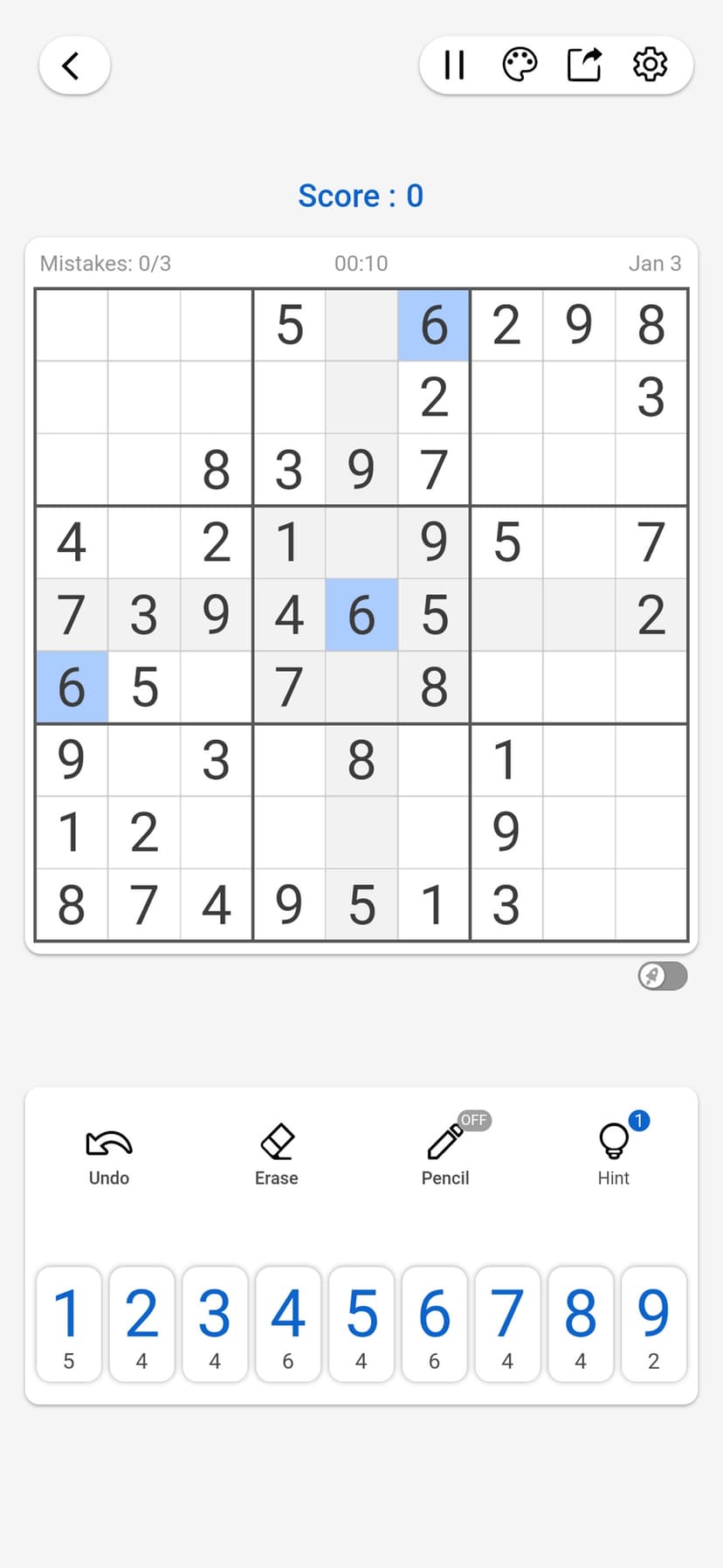 Sudoku - Number Brain Games screenshot 5 - screenshot