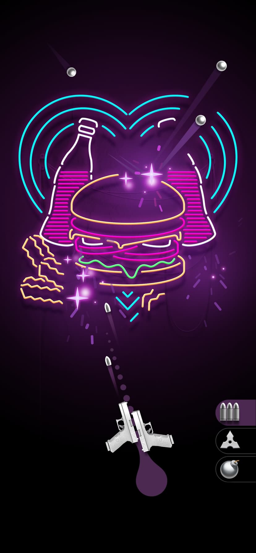 Hit the Light - Neon Shooter screenshot 1 - screenshot