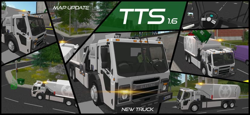Trash Truck Simulator screenshot 1 - screenshot