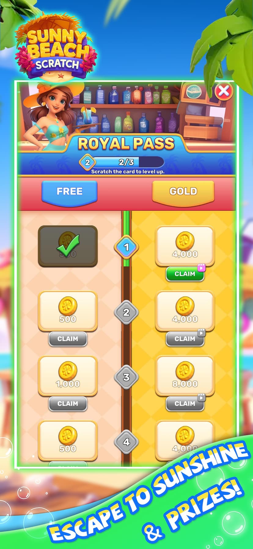 Sunny Beach Scratch screenshot 4 - screenshot