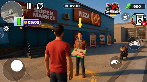 Rider Food Delivery Simulator screenshot 4 - screenshot