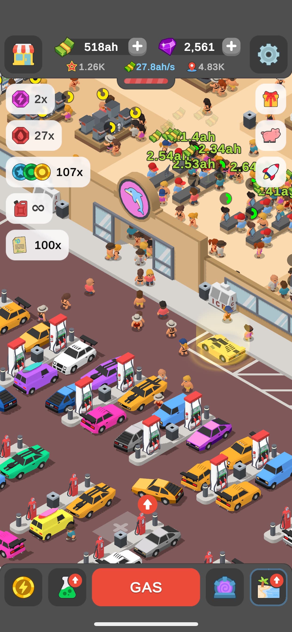 Idle Gas Station Tycoon screenshot 1 - screenshot