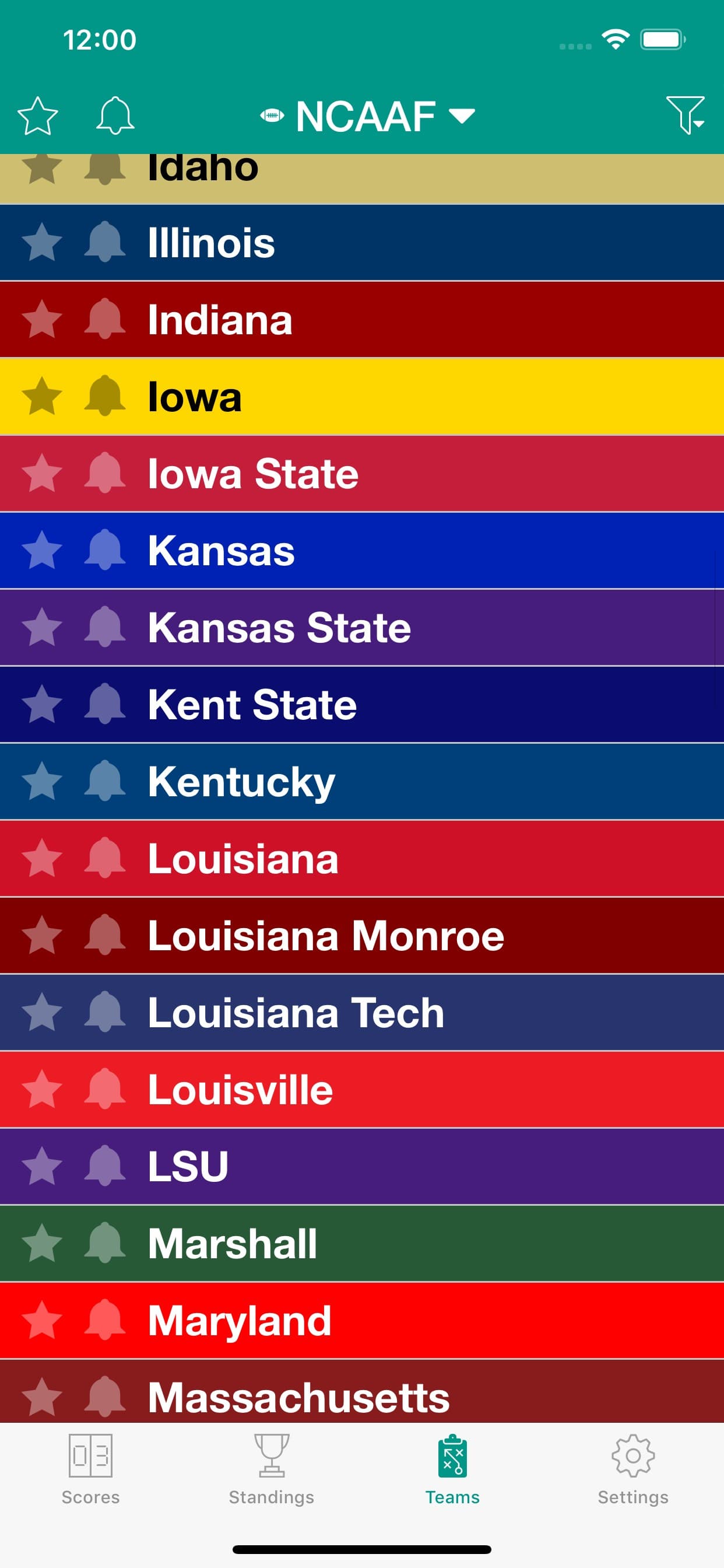 Sports Scores and Schedules screenshot 4 - screenshot