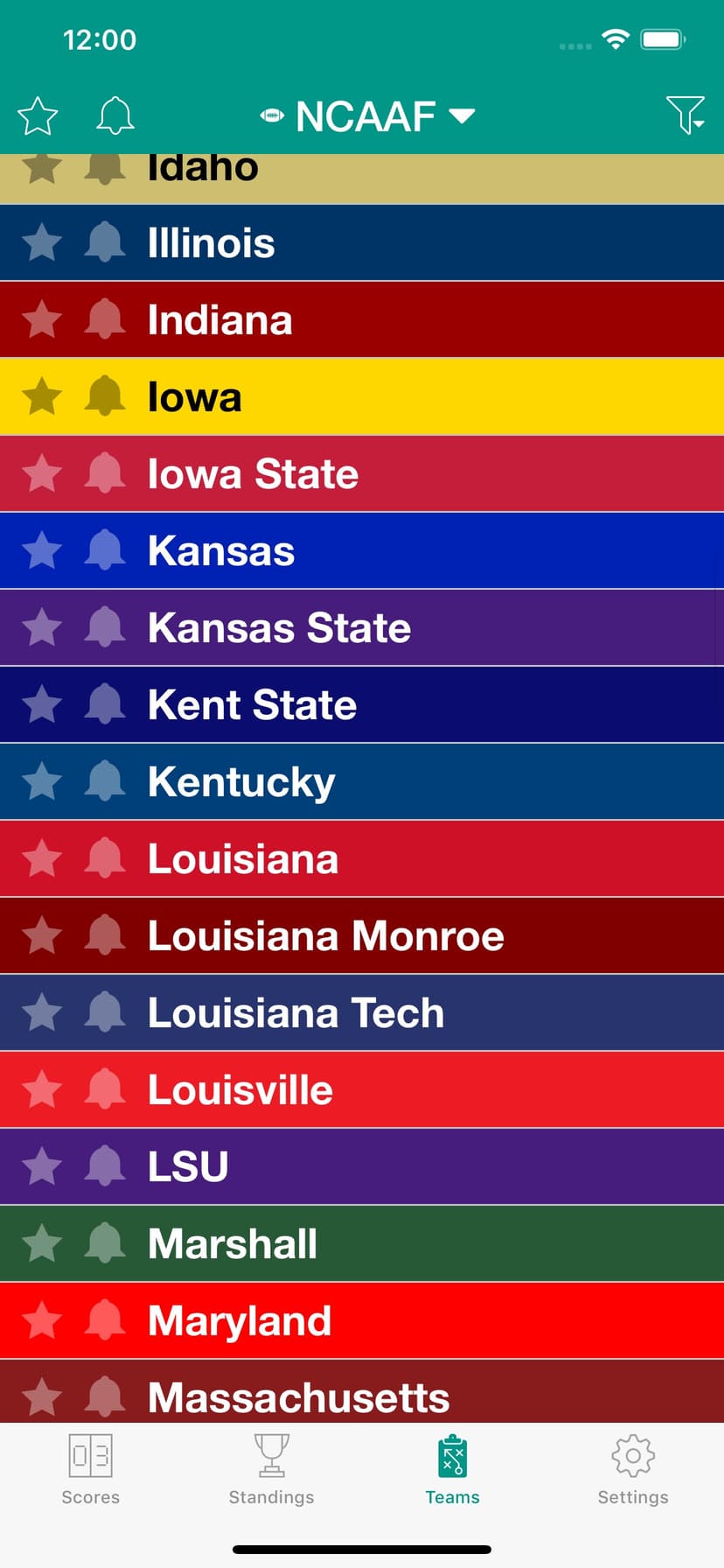 Sports Scores and Schedules screenshot 4 - screenshot