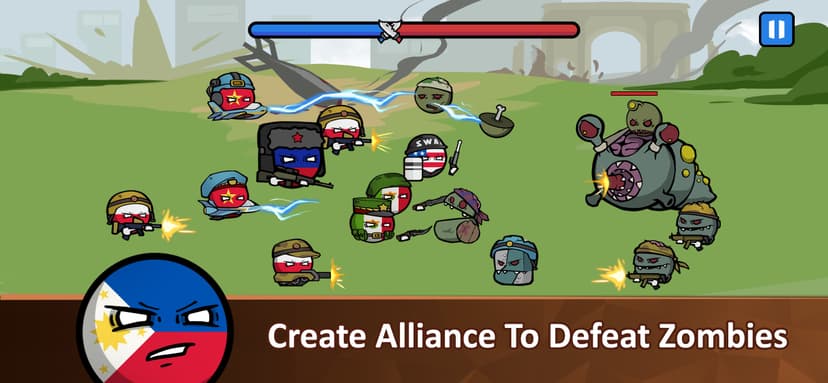 Countryballs - Zombie Attack screenshot 3 - screenshot