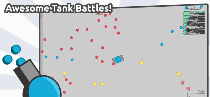 Diep.io screenshot 1 - screenshot