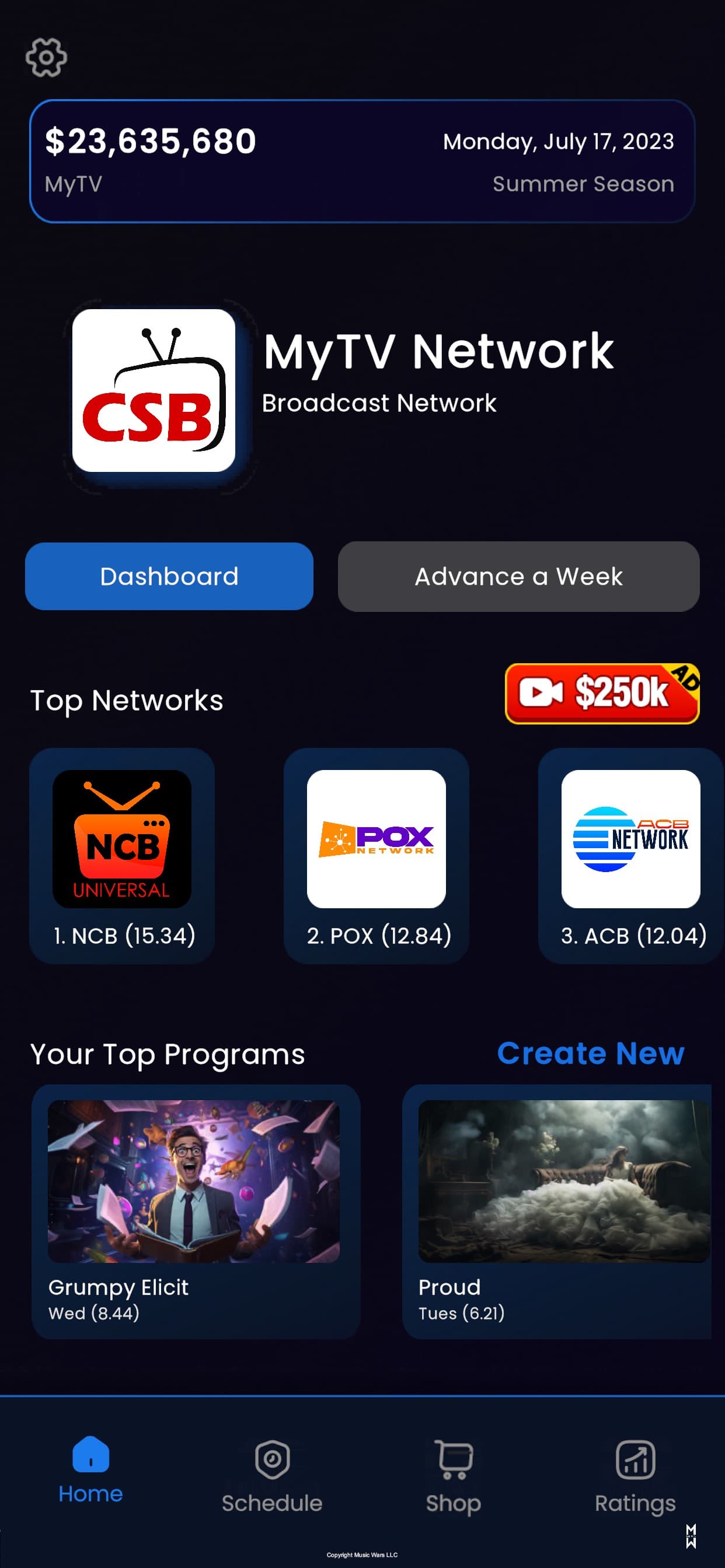 TV Wars: Primetime Simulator screenshot 1 - screenshot