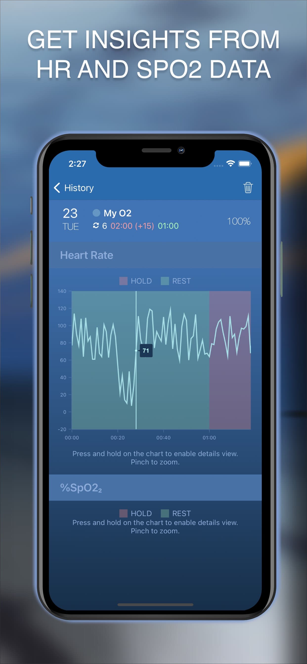 STAmina Apnea Trainer screenshot 2 - screenshot