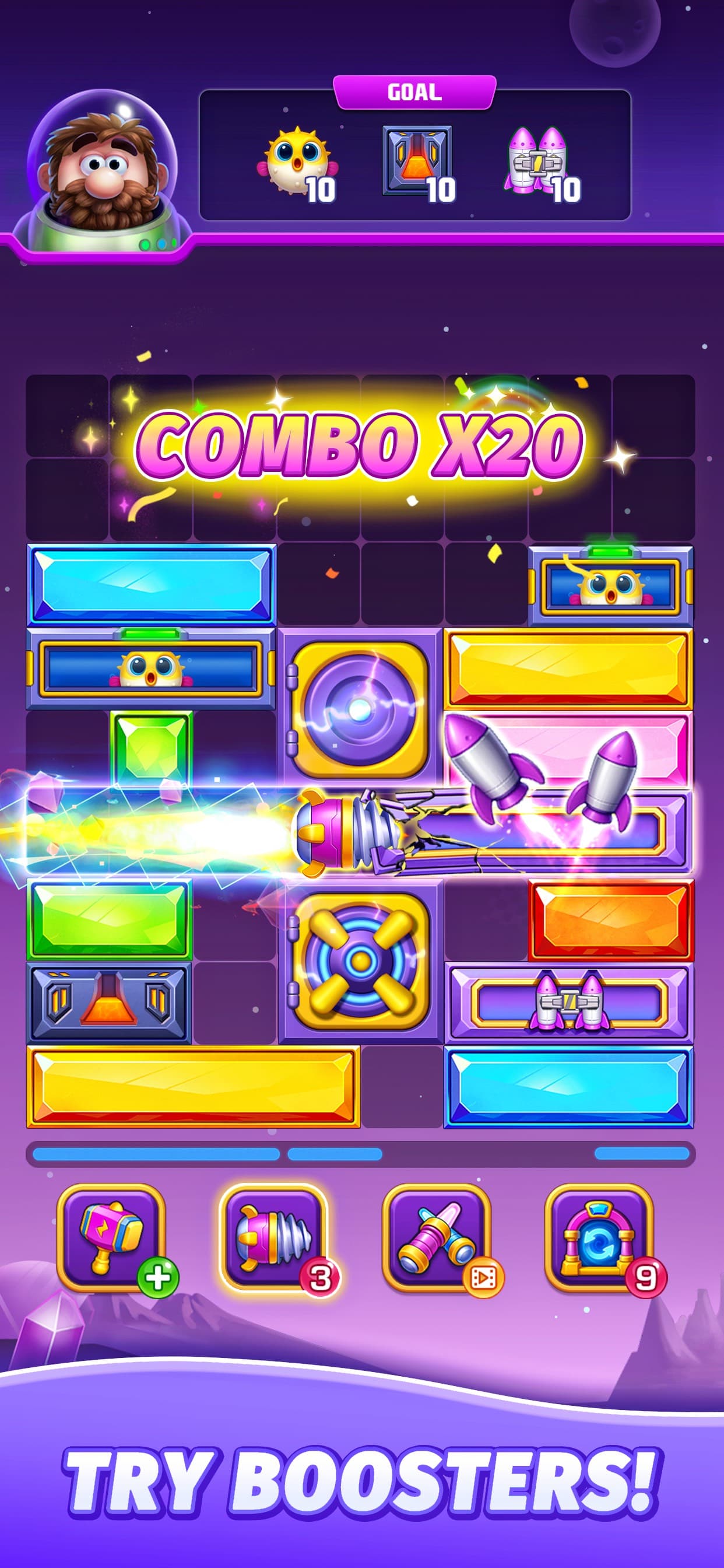 Jewel Sliding - Block Puzzle screenshot 3 - screenshot