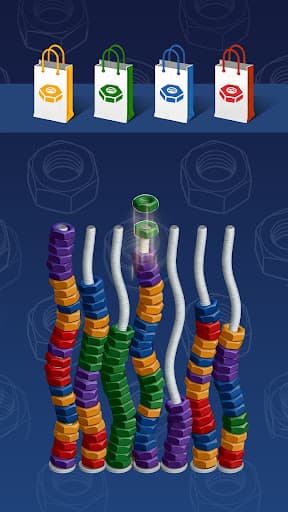 3D Nuts Sort screenshot 9 - screenshot