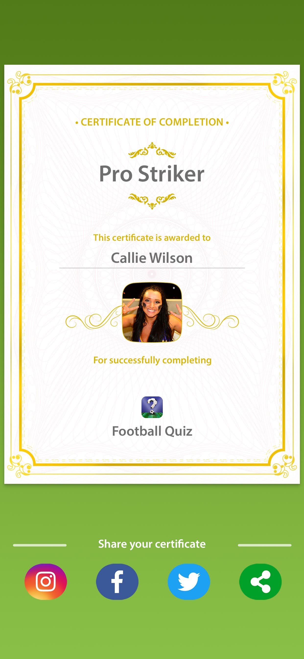 Soccer Questions Quiz screenshot 3 - screenshot