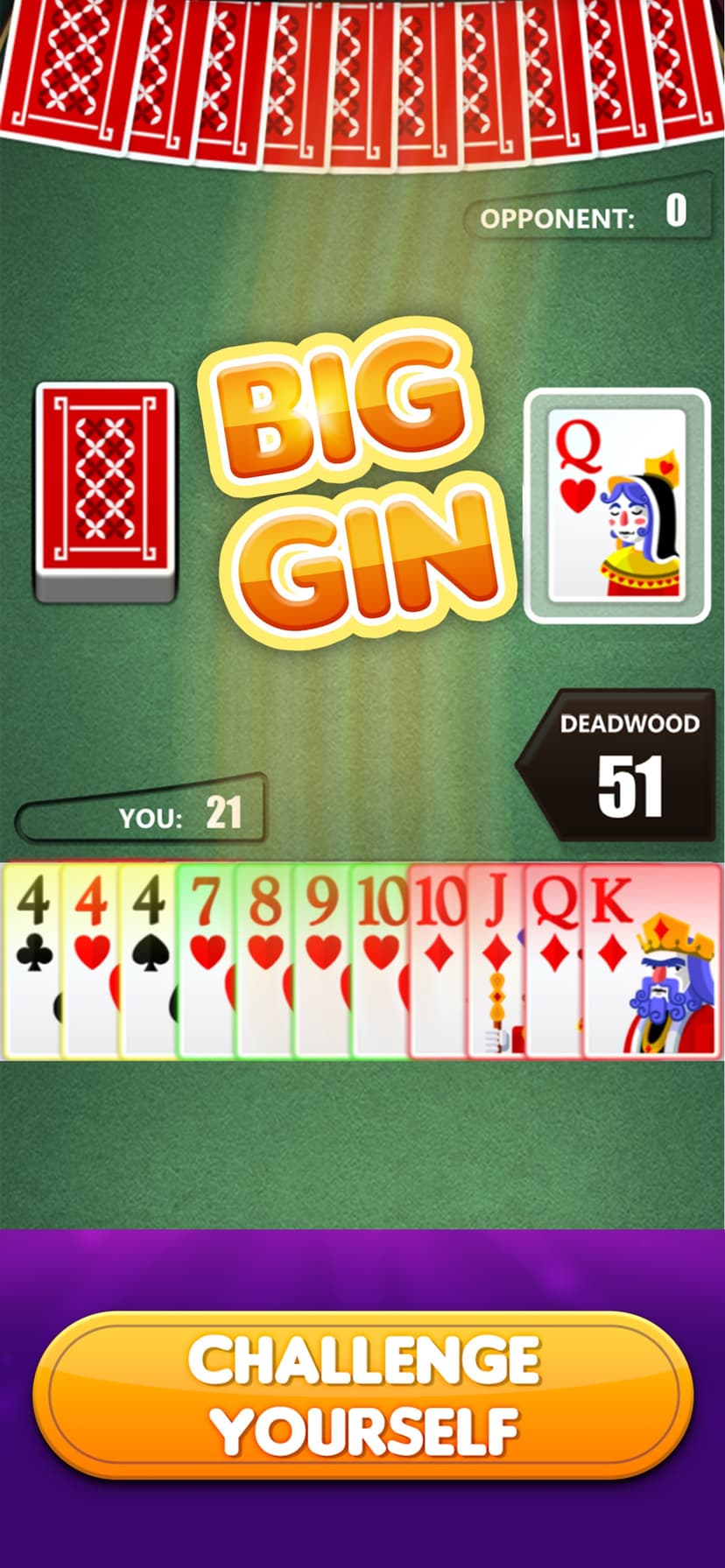 Gin Rummy * The Best Card Game screenshot 1 - screenshot