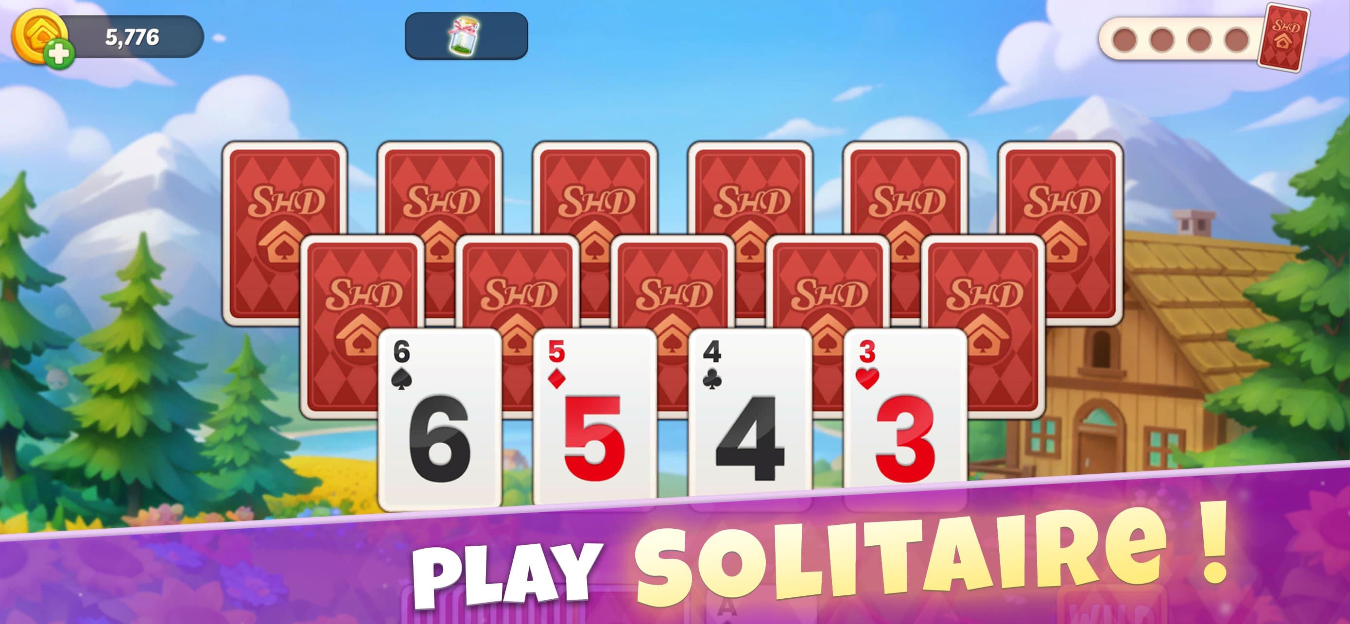 Solitaire Home Design-Fun Game screenshot 1 - screenshot