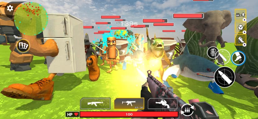 Survival in Brainrot: Shooter screenshot 1 - screenshot