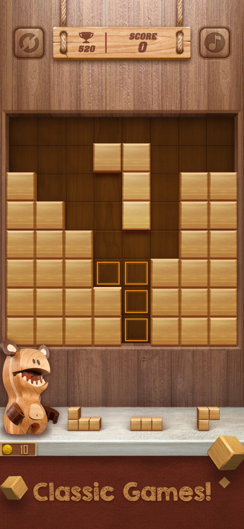 Wood Cube Puzzle screenshot 1 - screenshot