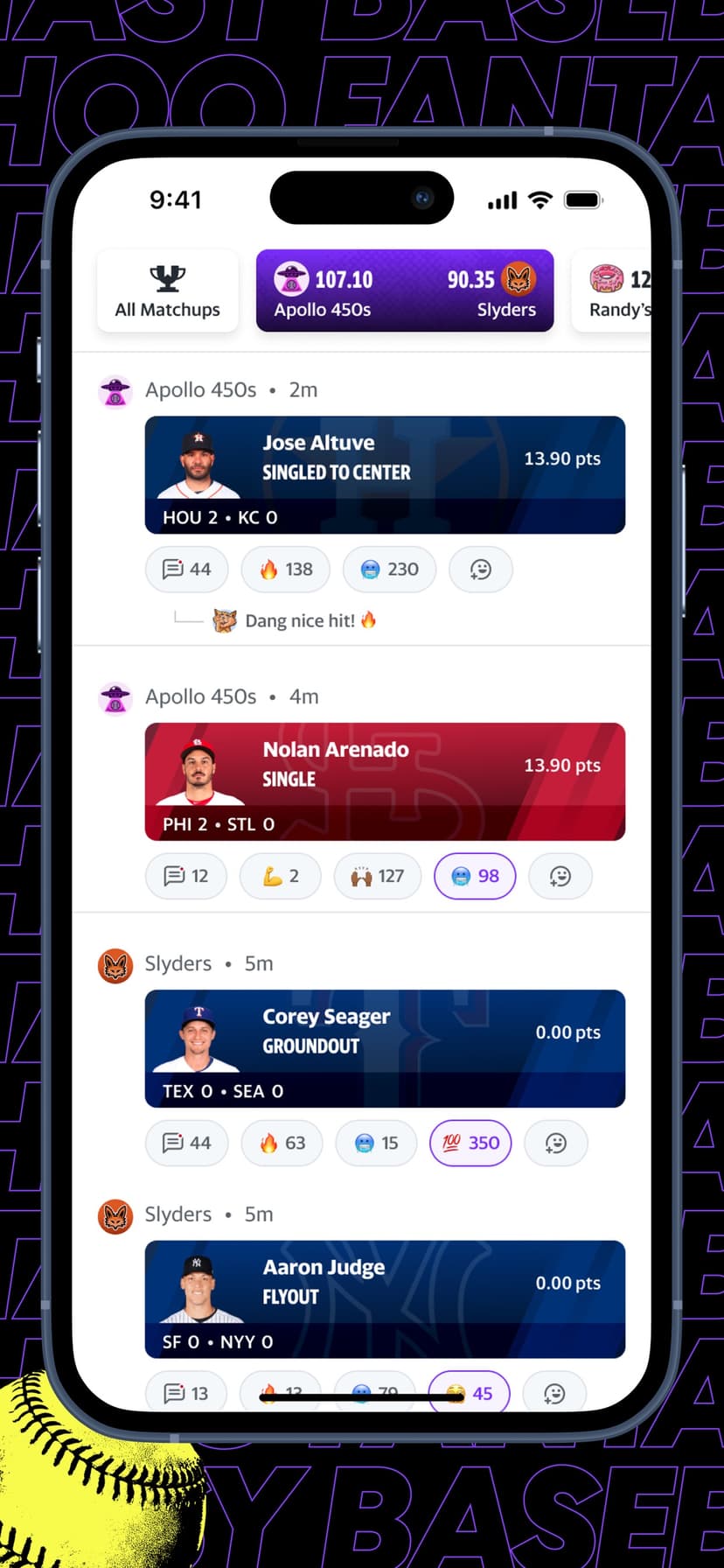 Yahoo Fantasy Sports: NBA, MLB screenshot 5 - screenshot