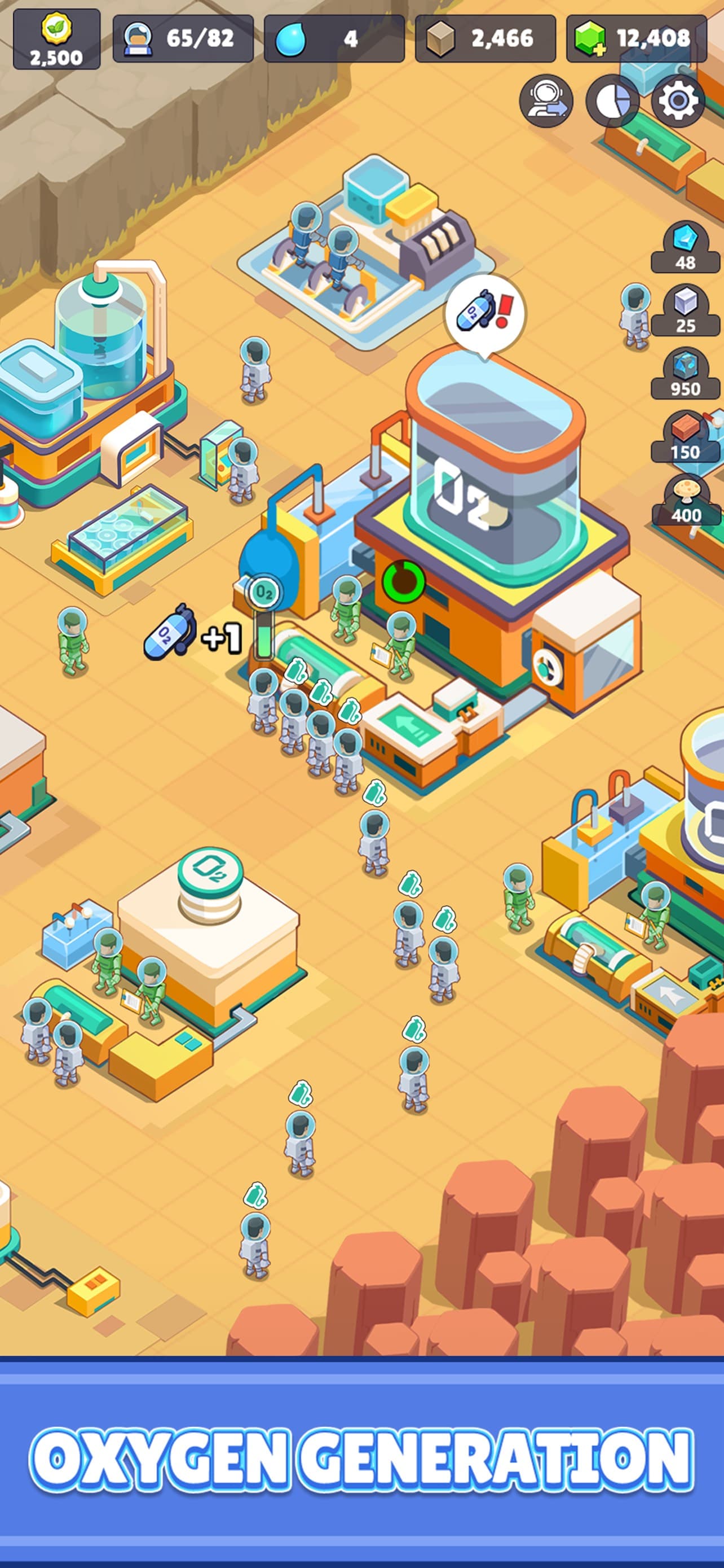 Idle Mars Survival: Migrate screenshot 3 - screenshot