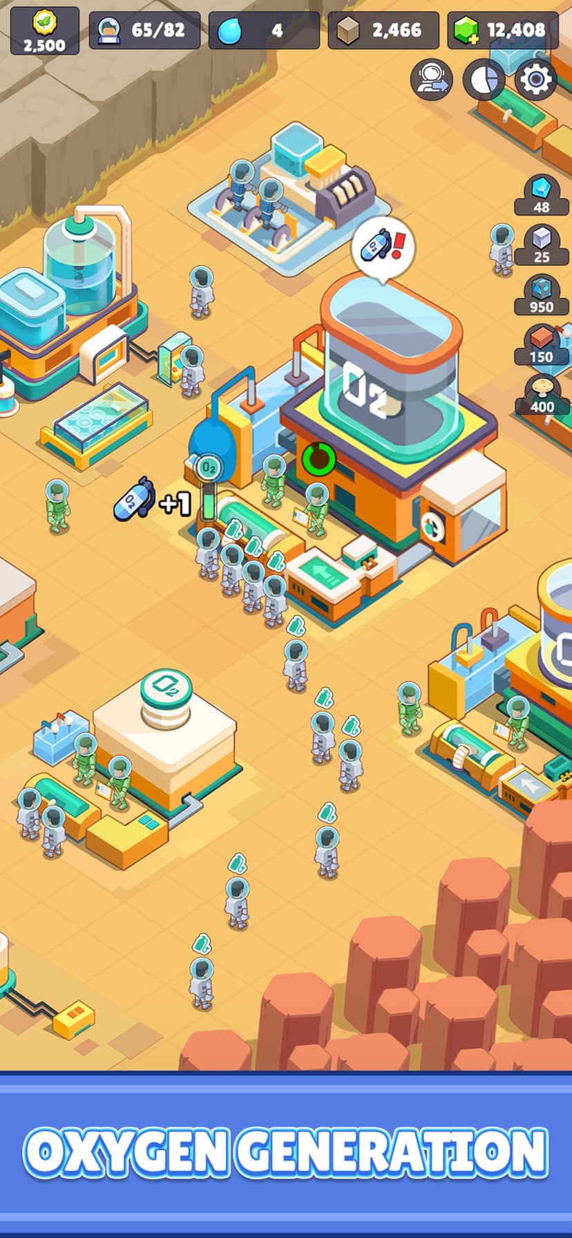 Idle Mars Survival: Migrate screenshot 3 - screenshot