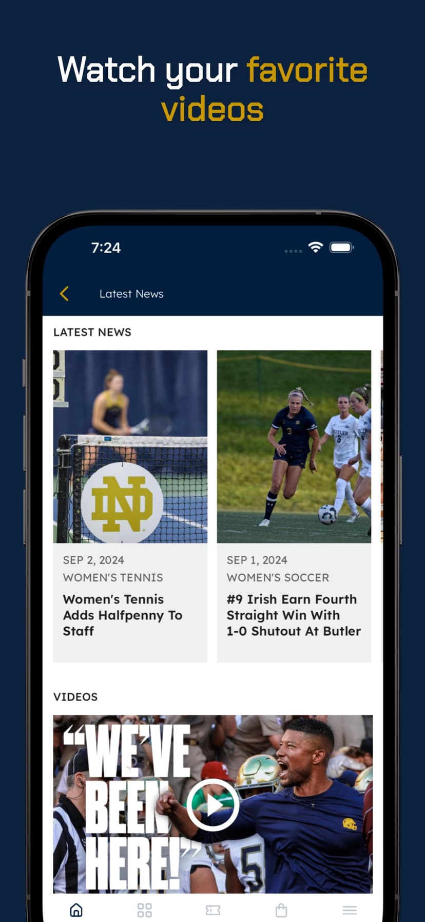 Fighting Irish Mobile screenshot 2 - screenshot