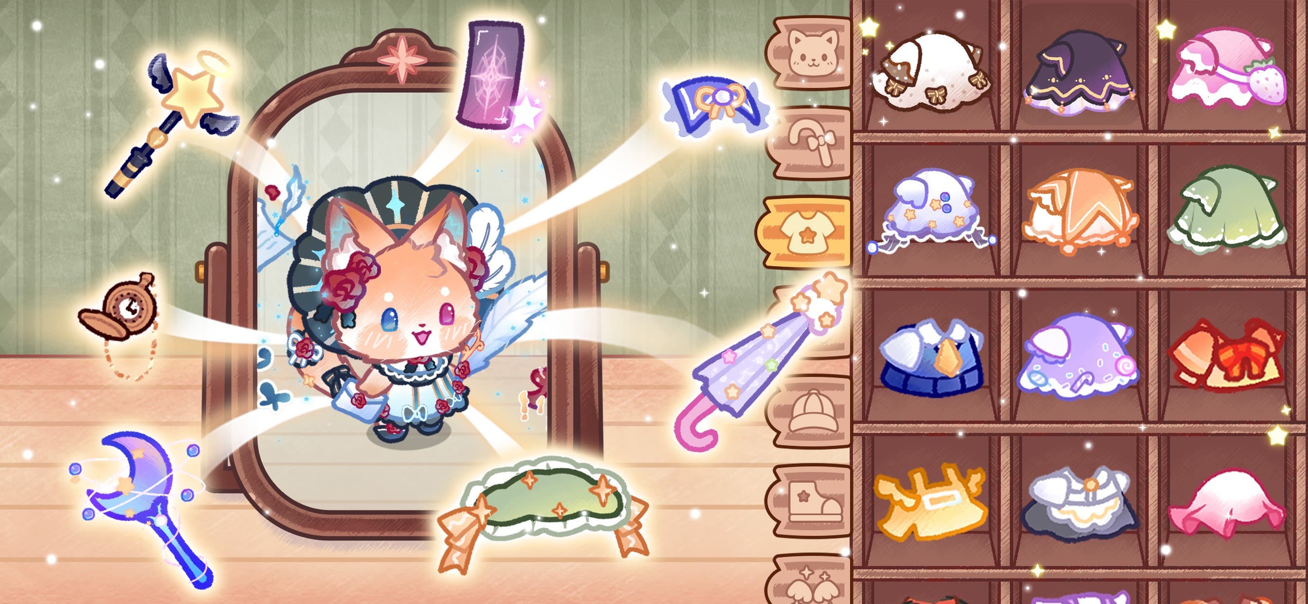 Lovely Cat: Magic Academy City screenshot 1 - screenshot