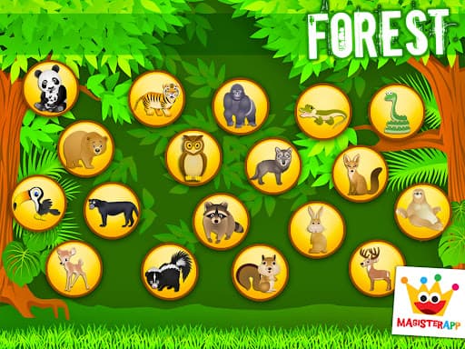 Forest - Kids Coloring Puzzles screenshot 21 - screenshot